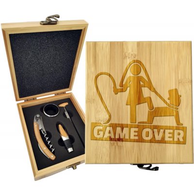 Sablio Dárková sada na víno Game over: 147×168×49 mm – Hledejceny.cz
