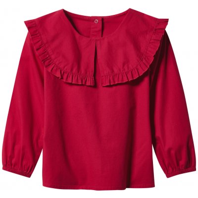 Lupilu dívčí triko s dlouhými rukávy červená – Zboží Dáma