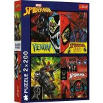 Trefl Marvel 2 x Spiderman ve dne v noci 200 dílků – Hledejceny.cz