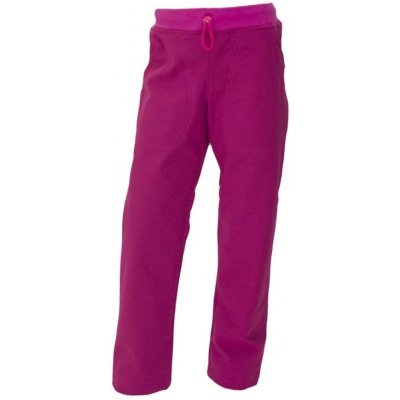 Fantom dětské softshellové kalhoty do nápletu s fleecem růžová