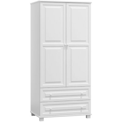 Ami nábytek 2Dč4 šířka 90 věšák borovice bílá – Sleviste.cz