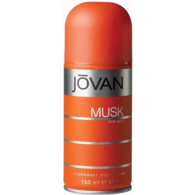 Jovan Musk For Men deospray 150 ml – Zboží Mobilmania