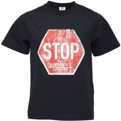Russell Athletic T SHIRT Dětské tričko tmavě modrá – Zboží Mobilmania