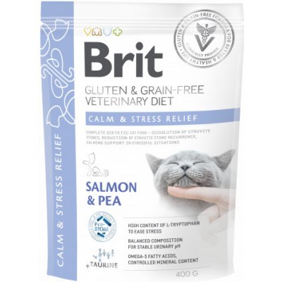 Brit Veterinary Diets Cat GF Calm & Stress Relief 0,4 kg