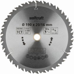 Wolfcraft 6735000 Průměr: 190 mm Počet zubů (na palec): 30