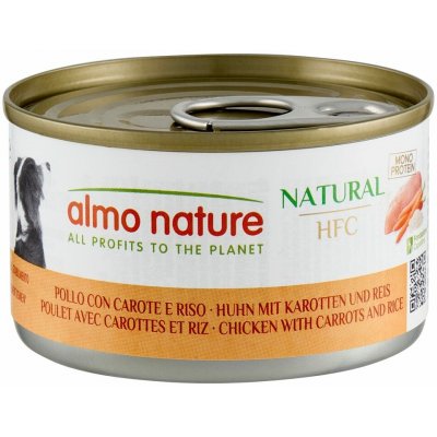 Almo Nature HFC Dog Kuřecí s mrkví a rýží 95 g – Hledejceny.cz