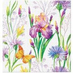 PAW Ubrousky TaT Softpoint Iris With Butterfly 38x40cm – Zboží Dáma