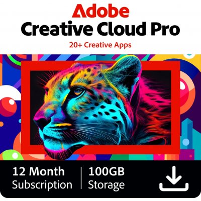 Adobe Creative Cloud All Apps 100 GB 1 rok – Zboží Živě Adobe Creative Cloud All Apps 100 GB 1 rok – Zboží Živě