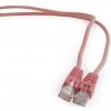 síťový kabel Gembird ETH0521TD patch c5e UTP, 3m, růžový