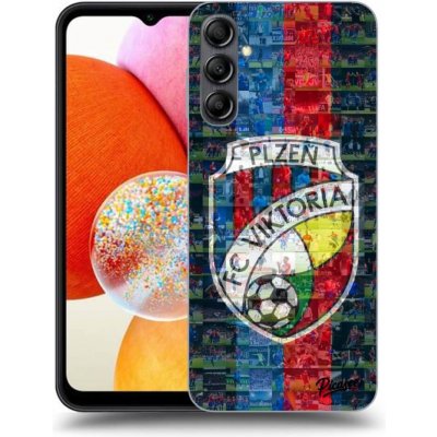 Picasee silikonové Samsung Galaxy A14 4G A145R - FC Viktoria Plzeň A čiré