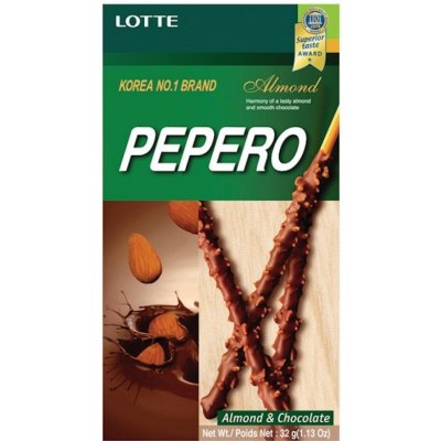 Lotte Pepero tyčinky Almond 37 g – Zboží Dáma