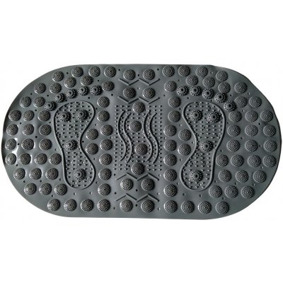 Modom Masážní protiskluzová podložka do koupelny s magnety šedá 70 x 39 cm – Zboží Mobilmania