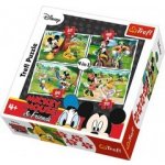 Trefl 4v1 Mickey Mouse a přátelé v parku 35,48,54,70 dílků – Sleviste.cz