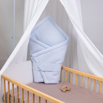 Tulimese Zavinovačka mušelínová baby blue – Hledejceny.cz