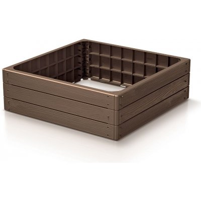 PROSPERPLAST Vyvýšený záhon BASE WOODY rustikální cihlový 75,6cm – Zbozi.Blesk.cz