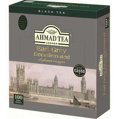 Ahmad Tea Černý čaj Earl Grey Decaffeinated sáčků 100 x 2 g – Hledejceny.cz