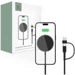 Tech-Protect QI15W-A25 MAGNETIC MAGSAFE WIRELESS CHARGER černá – Sleviste.cz