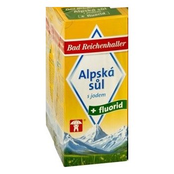 Bad Reichenhaller alpská sůl s jodem a fluoridem 500 g