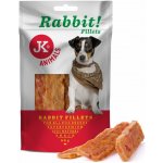 JK Animals Meat Snack Rabbit fillets, 94% sušené králičí maso 80 g – Sleviste.cz
