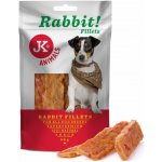 JK Animals Meat Snack Rabbit fillets, 94% sušené králičí maso 80 g – Zboží Dáma