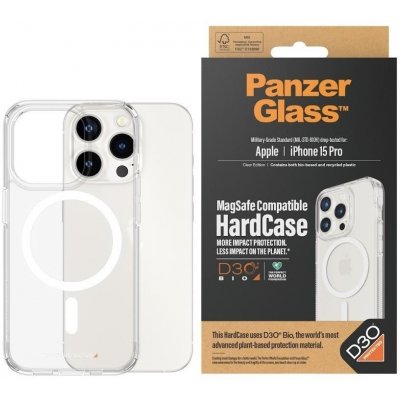 Pouzdro PanzerGlass HardCase MagSafe Apple iPhone 15 Pro s ochranou vrstvou D3O 1181