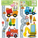 Anděl Přerov Samolepky na zeď dětský metr silnice s auty 70x33cm AP10098 – Zboží Dáma