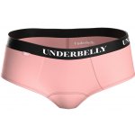 Underbelly menstruační kalhotky LOWEE růžová černá z mikromodalu Pro velmi slabou menstruaci – Zboží Dáma