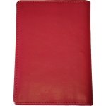 DD 2303-08 kožené pouzdro na karty doklady červené – Zboží Živě