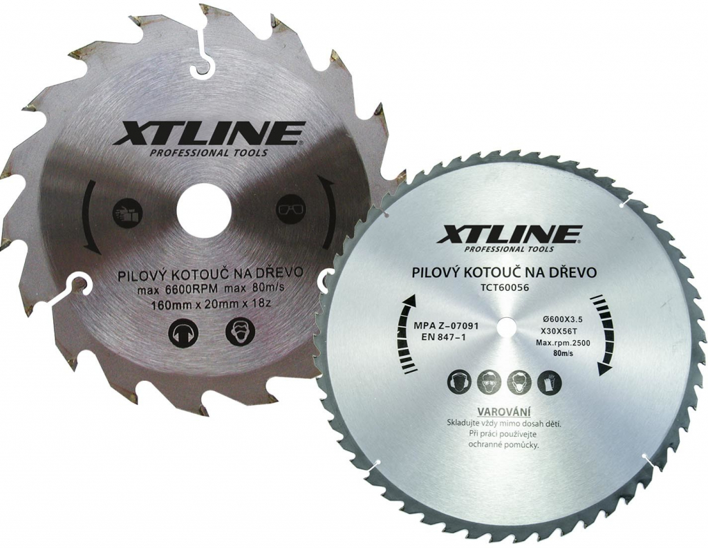 XTline Pilový kotouč s SK plátky 150x20mm Z30 na dřevo