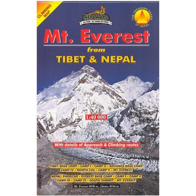 Nepa maps - Mt. Everest z Tibetu a Nepálu 1:40 000