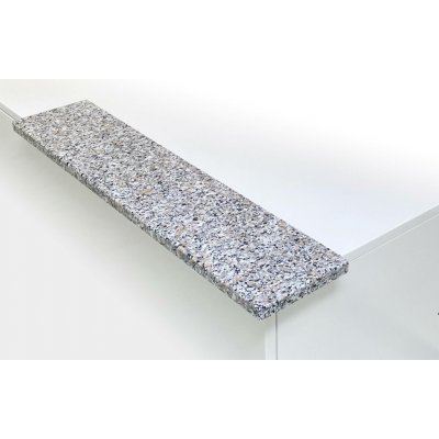 TONE OF STONE Venkovní parapet z přírodního kamene - Žula Rosa Beta lesk, 250x200x20 mm – HobbyKompas.cz