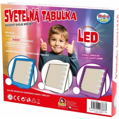 Made Tabulka LED svítící na baterie fialová – Zbozi.Blesk.cz