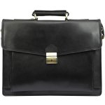 Gregorio pánská velká hladká kožená aktovka art. 6 černá – Sleviste.cz