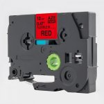 Kompatibilní páska s Brother TZ-FX431 / TZe-FX431, 12mm x 8m, flexi, černý tisk / červený podklad – Zboží Živě