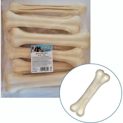 JUKO Snacks Kost buvolí bílá 25 cm 10 ks – Hledejceny.cz