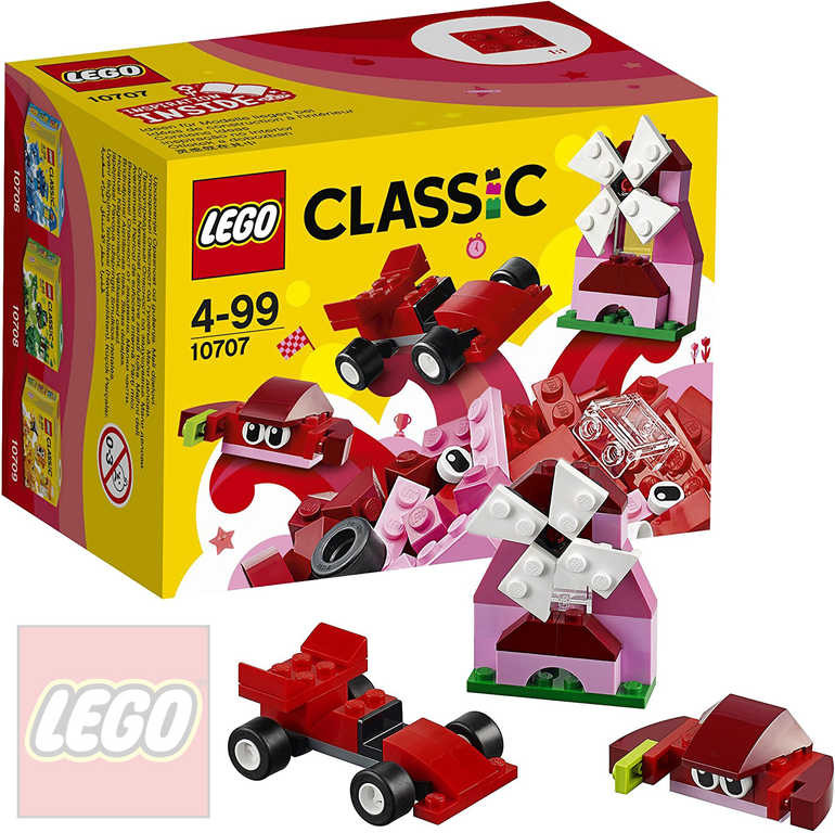 eksekverbar pille Latter LEGO® Classic 10707 Červený kreativní box od 129 Kč - Heureka.cz