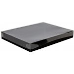 Dárková krabice s průhledným víkem 400x300x50 mm, černá – Zboží Mobilmania