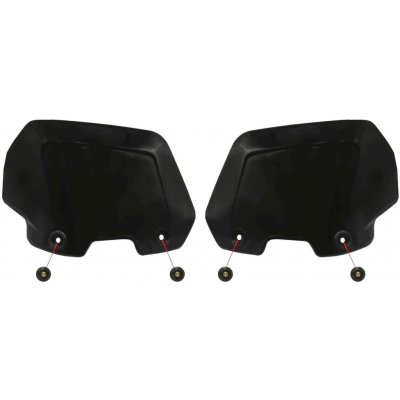 SEFIS Nástavce chráničů páček Dakar - Barva : Černá – Hledejceny.cz