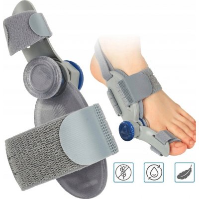 Bedee Korekční aparát na hallux valgus (vbočený palec) pro den i noc šedý – Hledejceny.cz