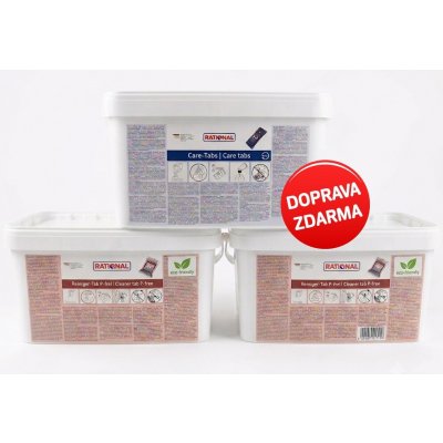 Rational Zvýhodněný multipack 2x Tablety mycí 100 ks + 1x Care tablety 150 ks – Hledejceny.cz