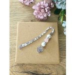 Záložka s minerály RŮŽENÍN a HOWLIT – Zboží Dáma