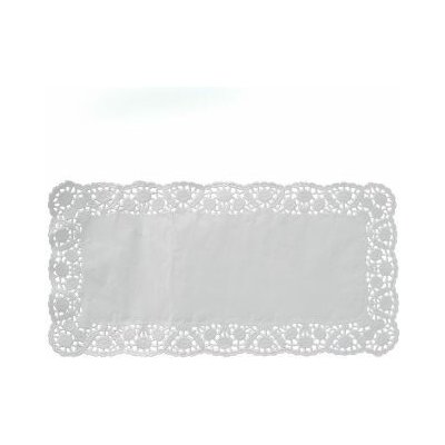 Dekorativní krajka PAP hranatá bílá 46 x 36 cm [100 ks] – Zboží Mobilmania