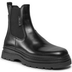 Les Deux Tatum Leather Chelsea Boot LDM820024 Black 100100