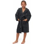 Interkontakt Dětský župan s kapucí, Cool Gray – Zboží Mobilmania