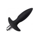 bdsm bondage shop Černý anální vibrátor z lékařského silikonu VAK01 Černá – Hledejceny.cz