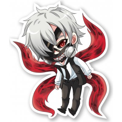 Tokyo Ghoul Samolepka Chibi Kaneki – Hledejceny.cz