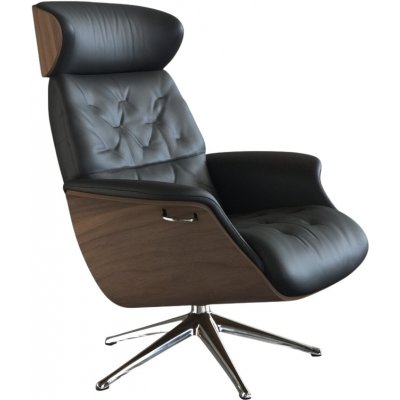 Flexlux Volden Medium černé kožené – Zboží Mobilmania