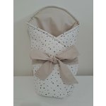 Pro útulný domov avinovačka béžovo bílá s Puntíčky – Zboží Mobilmania