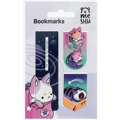 Magnetické záložky MESHU 3ks Catbox – Hledejceny.cz