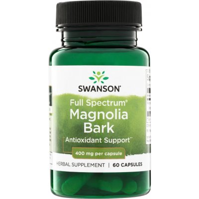 Swanson Magnolia Bark extrakt z magnolie 400 mg 60 kapslí – Hledejceny.cz
